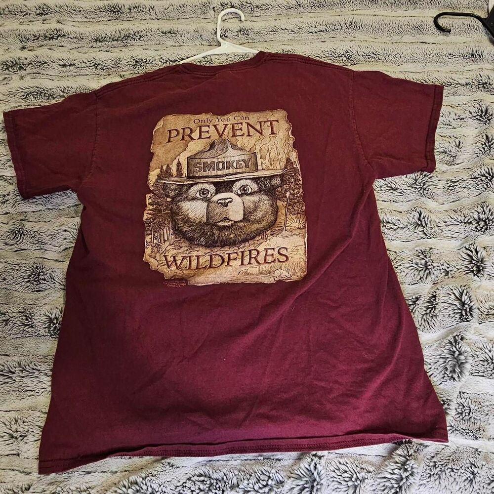 Gildan Men's Burgundy T-shirt